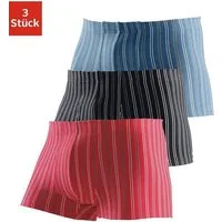 le jogger® Boxer Boxershorts für Herren (Packung, 3-St) mit garngefärbten Streifen