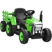 KOMFOTTEU Elektro-Kinderauto Traktor, 30 kg Belastbarkeit, ab 3 Jahre