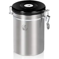 Coffee Fox Kaffeedose Coffee Fox Kaffeedose – Vakuum Edelstahl Vorratsdose für Kaffee & Tee, Edelstahl, (Vakuumdose), Vorratsbehälter Luftdicht