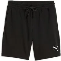 PUMA Trainingsshorts SPORT GRAPHIC SHORTS 8 TR mit Eingrifftaschen, ca. Mitte Knie Länge, aus Baumwollmischung