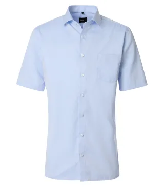 VENTI - Businesshemd Kurzarm blau - Gr. - 49