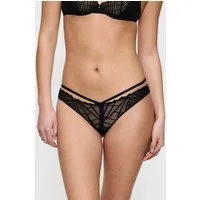 Triumph String That Night In Vegas Spitz, mit Mesh-Rückseite, Bänderdetails, elegante Passform