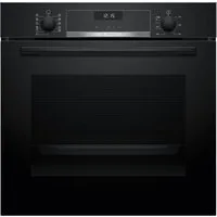 BOSCH Einbaubackofen Serie 6 HBG537BB4, mit Teleskopauszug nachrüstbar, Knusper-gesunde AirFry-Funktion & gleichmäßige 3D-Heißluft