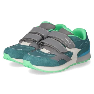 Superfit Klettschuh Dash - Gr. 33 - Grün - Textil & Synthetik
