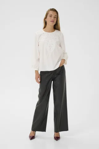 Langarm-Bluse KAava Langarm-Bluse Regular fit white