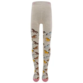 Ewers Strümpfe GmbH - Strumpfhose dkl. beige mel. - Gr. - 134