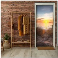 Wallarena Fototapete Sonnenuntergang - Mehrfarbig - Modern - Vlies - Schlafzimmer, glatt, 100x70cm