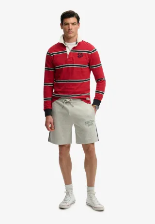 Superdry - Athletic Essentials Shorts kadettengrau meliert - Gr. - L