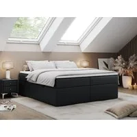 MKS MÖBEL Boxspringbett BESS (Set, Packung, Zwei Bettkästen, T30-Schaum, 7 Härtezonen), Doppelbett, Multipocket-Matratzen, Topper T25/Visco, zum Schlafzimmer