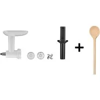 KitchenAid Küchenmaschine KitchenAid Fleischwolf 5KSMFGA Gr. 5 + gratis Holzlöffel
