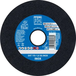 PFERD TOOLS Trennscheibe EHT gerade Leistungslinie SG INOX für Edelstahl - 61340424