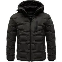 Amaci&Sons Winterjacke BERKELEY Winterjacke Herren Gefütterte Dicke Winter Jacke für Männer mit Kapuze
