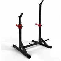 Krafitive Langhantelständer Hantelständer Höhenverstellbar, Home Gym Kniebeugenständer, Bis 200kg belastbar, 16-stufig verstellbar inkl. Safety-Spotter.