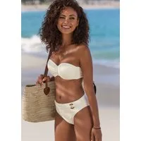 LASCANA Bügel-Bandeau-Bikini-Top Fay, aus eleganter Strukturware
