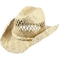 SCHEIBLER WORKWEAR Strohhut Strohhut Cowboy Modisches & lässiges Design, hervorragender UV-Schutz