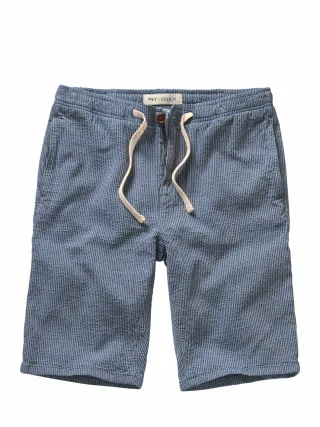 Mey & Edlich Herren Alles-im-Fluss-Shorts Blau 100 % Baumwolle