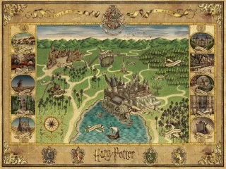 Ravensburger Puzzle 16599 - Hogwarts Karte [1.500 Teile]