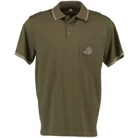 OS Trachten Poloshirt Sonky Kurzarm Jagdshirt mit Wildsau-Stickerei auf der Brusttasche