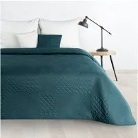 Design91 Bettüberwurf Zweiseitige Decke, dekorative Decke ganzjährige Sofadecke, einfarbige moderne Tagesdecke