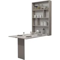 MIRJAN24 Klapptisch Abi, mit Regalen, Tisch ideal für Esszimmer