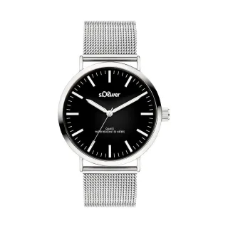 s.Oliver Damenuhr Classic Mesh Large SO-4543-MQ