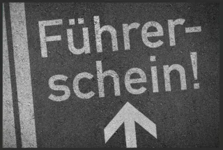 Fussmatte Fahrschule 5056 | Größe: 60 cm x 45 cm
