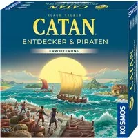 Kosmos Spiel CATAN Entdecker & Piraten, Strategiespiel, Made in Germany