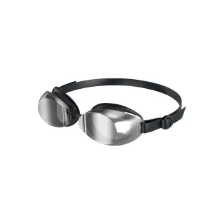 Speedo - "Jet 2.0" Schwimmbrille für Herren/Damen Unisex (Schwarz/Chrom)