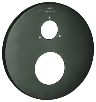 GROHE Rosette 49250 rund für EHM-FMS hard graphite gebürstet, 49250AL0 49250AL0