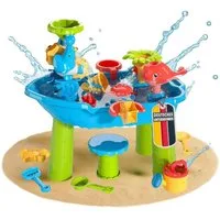 Coemo Wasserspieltisch NARIUS S, (20-tlg), Sand- und Wasserspieltisch Matschtisch inkl. Zubehör