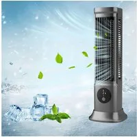 MOPUEA Turmventilator Turmventilator, Verstellbarer Tischventilator mit 3 Geschwindigkeiten, Kühlung, Leiser Betrieb, USB-C Tragbarer Flügelloser Ventilator