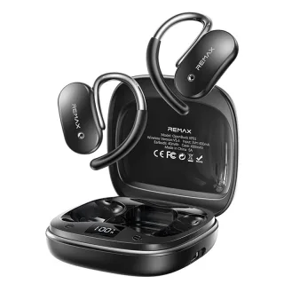 RemaxOpenBuds KF01 TWS Earbuds bluetooth 5.4 Earphone 14.2mm Moving Coil 360° Surround Stereo ENC Noise Cancelling LED D