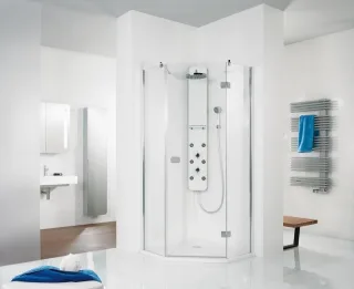 HSK Premium Softcube Fünfeckdusche 3-teilig 6860 HSK6860xxx