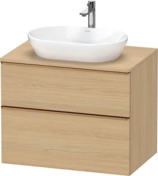 Duravit D-Neo Konsolenwaschtischunterbau wandhängend Natur Eiche Matt 800x550x664 mm - DE49670043000 DE4967004300000