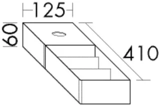 Burgbad Set 3 60x125x410, ACBU013 ACBU013