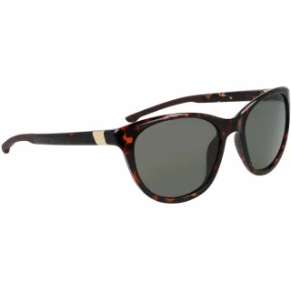Nike - "City Hero" Katzenauge-Sonnenbrille für Damen (Schildpatt/Grün)