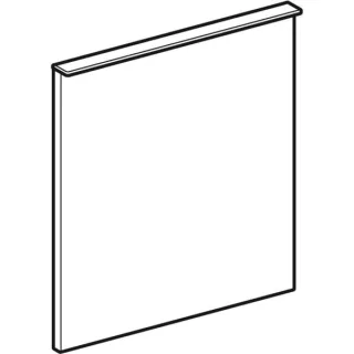 Geberit Tür in Eiche, zu iCon xs Waschtischunterschrank 841039, Tür in Eiche, zu iCon xs W 598722000
