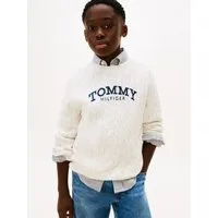 Tommy Hilfiger Strickpullover Regular fit, für Kinder bis 16 Jahre, Druck