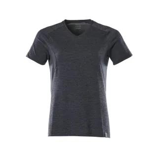 MASCOT Damen T-Shirt Schwarzblau meliert M - 18092-801-010-MONE