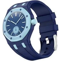 HS.SUPPLY Uhrenarmband Armband passend für Royal Pop Audemars Piguet x Swatch, 20 mm Silikonband, Gehäuse, Dornschließe, mehrere Farben