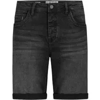 SUBLEVEL Jeansshorts im 5-Pocket-Style mit Aufschlag Denim Bermuda Shorts