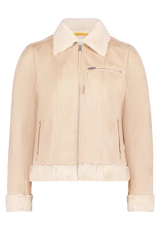 CARTOON - Bikerjacke beige - Gr. - 44
