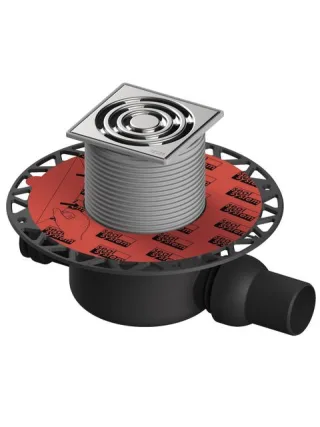 Tece drainpoint S 122 Ablaufset Norm Seal System Univ. fl. Edelst. Rostrahmen, 3601202 3601202