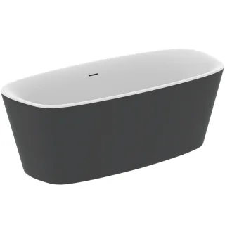 Ideal Standard Duo-Badewanne DEA, freistehend, 1700x750x475/610mm, Schwarz Matt K8720V3