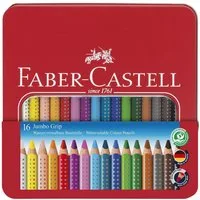 Faber-Castell Buntstift Faber-Castell Jumbo Buntstift - 16er Metalletui