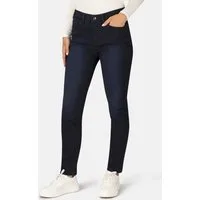 STOOKER WOMEN 5-Pocket-Jeans Zermatt Thermo Straight Fit Jeans Straight Fit Casual Clean Wash Denim Jeans für Damen