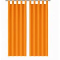 Bestlivings Gardine "Ellen" mit Schlaufen (2 St), Schlaufe, blickdicht, Polyester, einfarbig, modern, waschbar bei 30°C