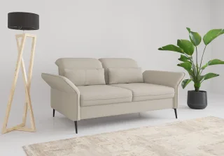 sit&more 2,5-Sitzer "Emely, inkl. Sitztiefenverstellung" wahlweise mit Bettfunktion, Kopf- & Armteilverstellung