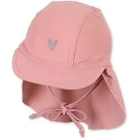 Sterntaler® Schirmmütze UV-Schutz 50+ Bademütze mit Nackenschutz Herz (1-St) Erstlingsmütze mit Nackenschutz, Größenregulierungsband