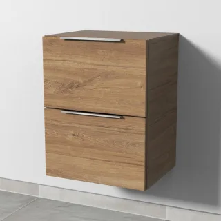 Sanipa 4balance Anbauschrank mit 2 Auszügen, Eiche-Kansas, DG10059 DG10059
